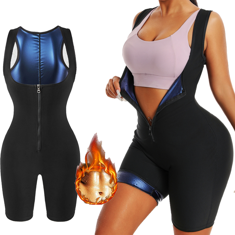 Shapewear Bodysuit Firm - Women Sauna Sweat Bodysuit One Piece