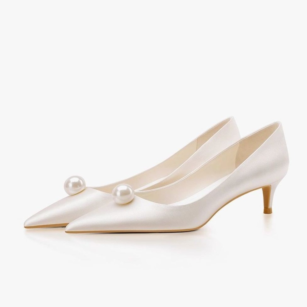 New White Satin Wedding Bride  - Slip Dress Satin のレビューと価格