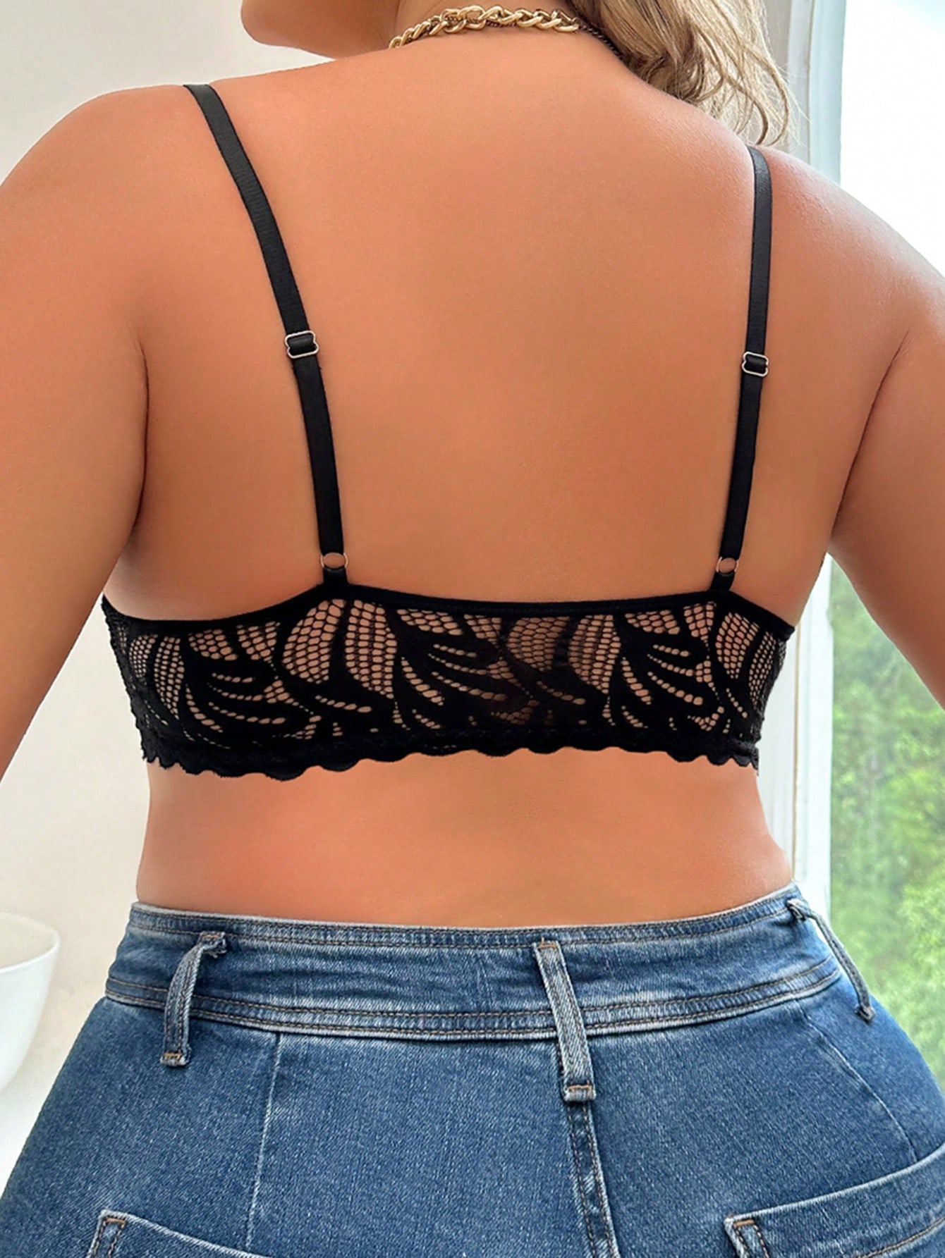 Black Lace Wireless Bralette f - Bralette Wireless Soft のレビューと価格
