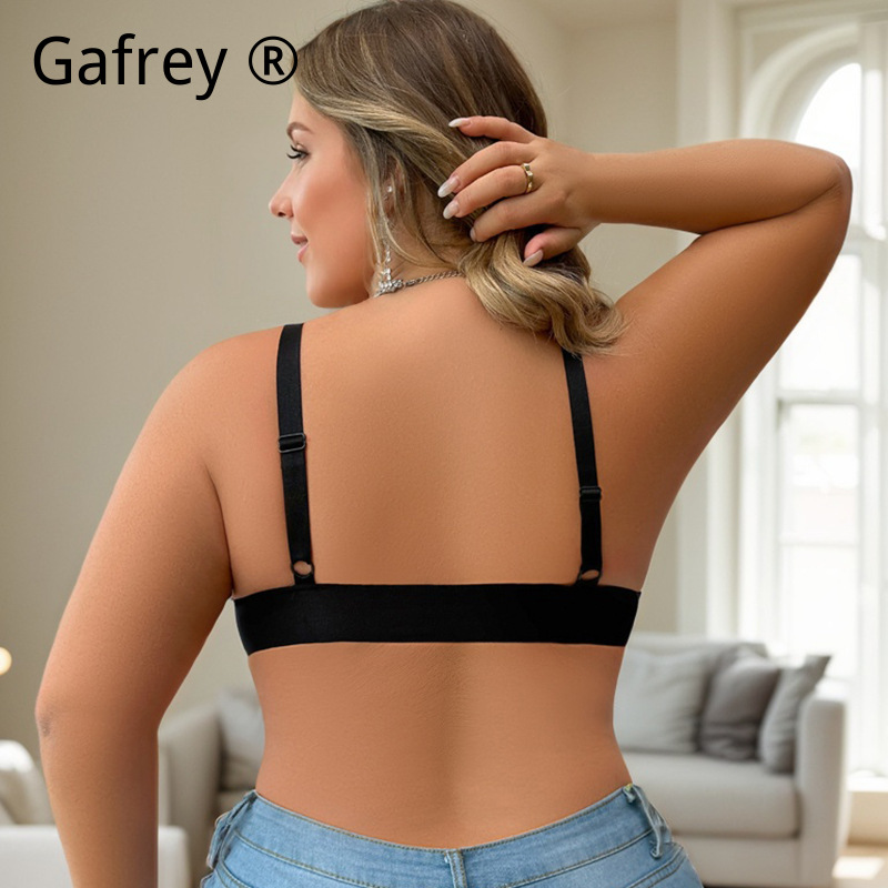 Plus Size Women French Lace Wi - Bralette Wireless Soft のレビューと価格