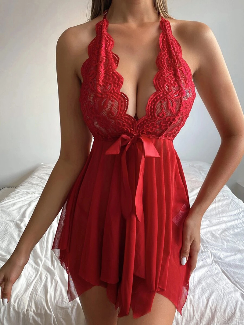 Sexy Lingerie For Woman Transp - Lace Teddy Lingerie のレビューと価格