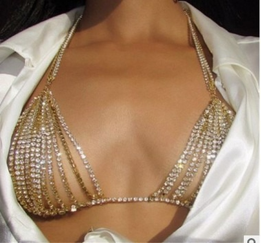 Luxury Heart Crytal Bikini Bod - Thong Bikini Women のレビューと価格