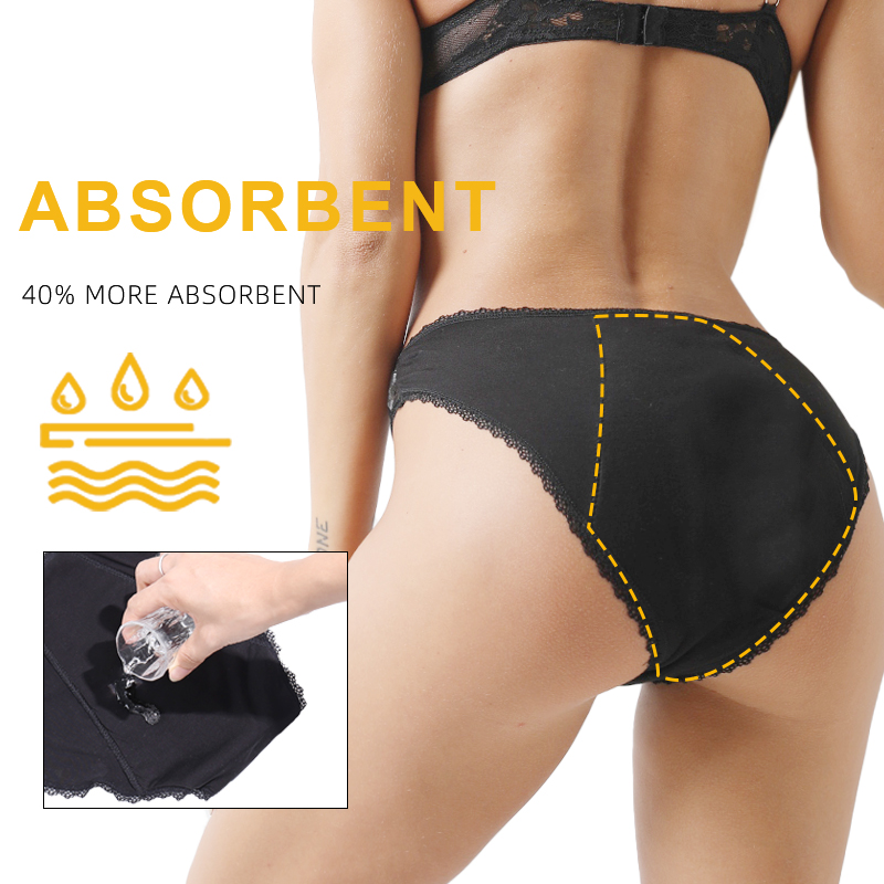 Bamboo Comfortable women's per - Period Panty Absorbent のレビューと価格