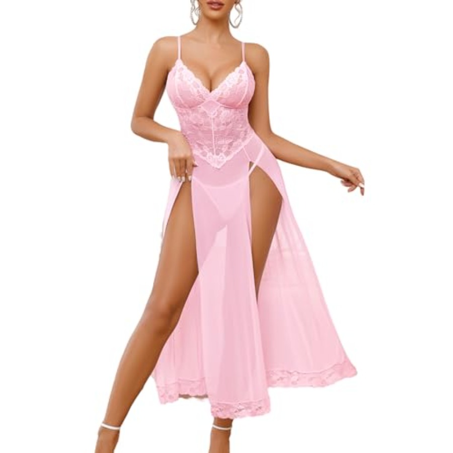 Avidlove Women Lingerie Dress  - Babydoll Chemise Night のレビューと価格