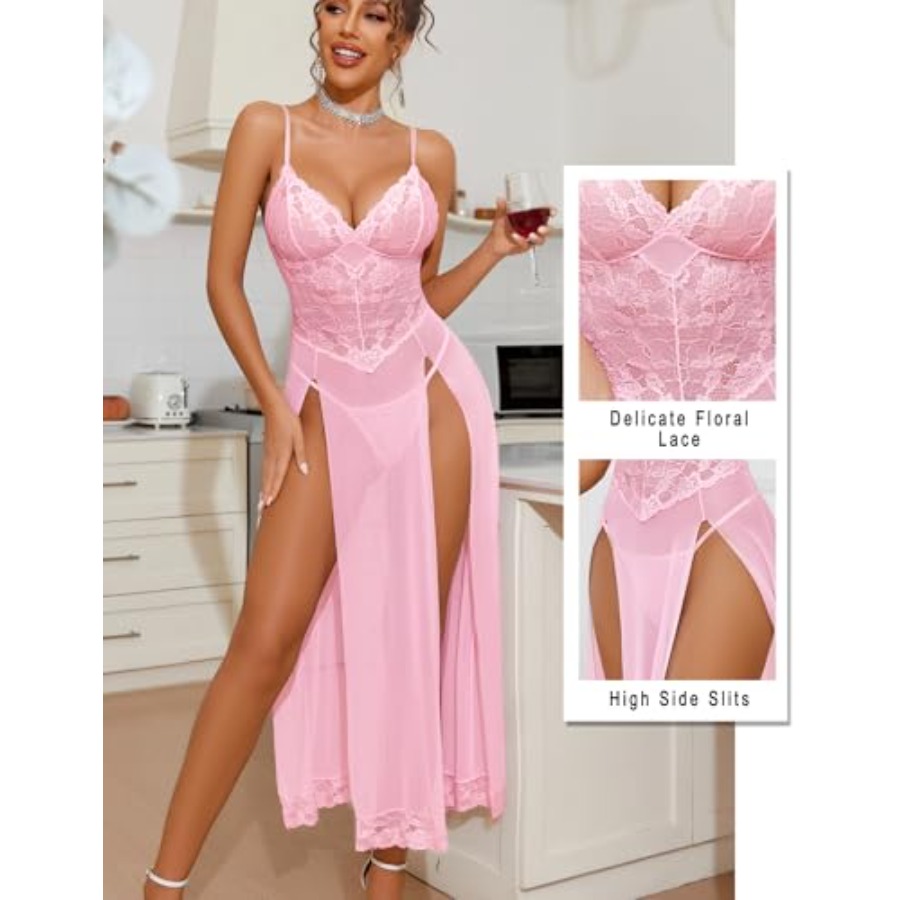 Avidlove Women Lingerie Dress  - Babydoll Chemise Night のレビューと価格