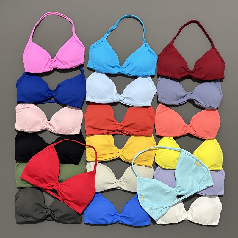 Sports Strappy Bra Yoga Underw - Sports Bra High Impact のレビューと価格