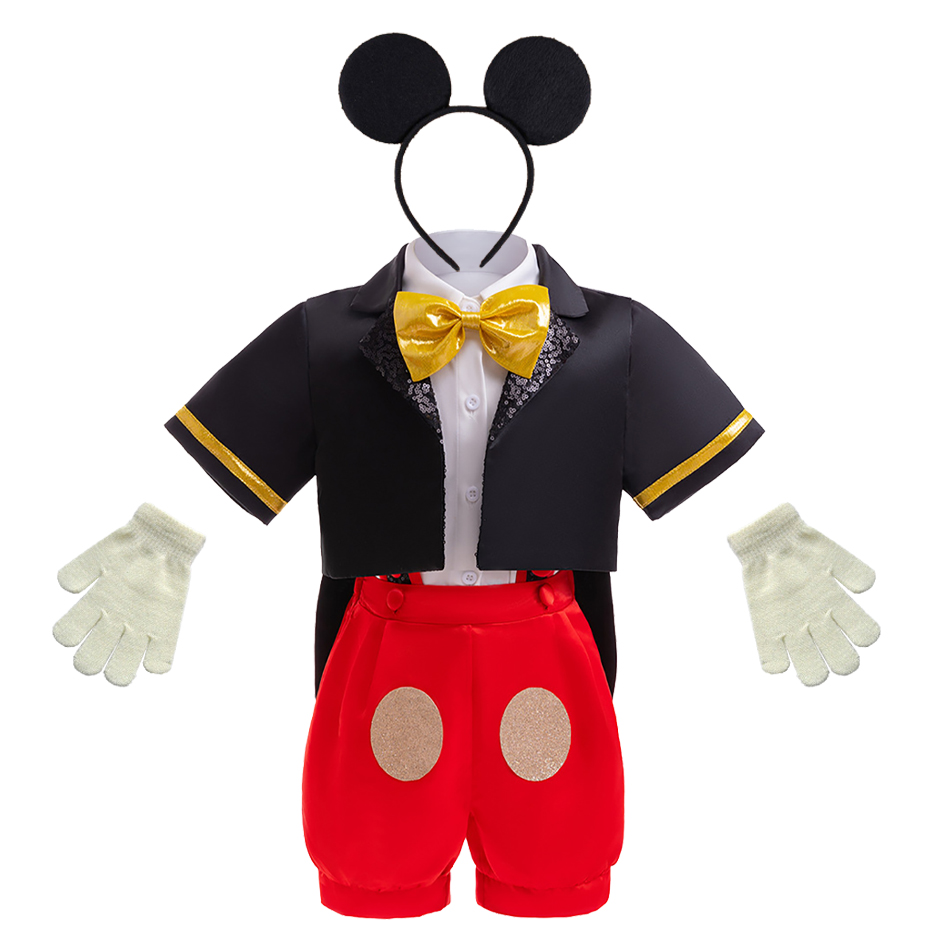 Kids Boys Cartoon Mouse Cospla - Boyshort Underwear のレビューと価格
