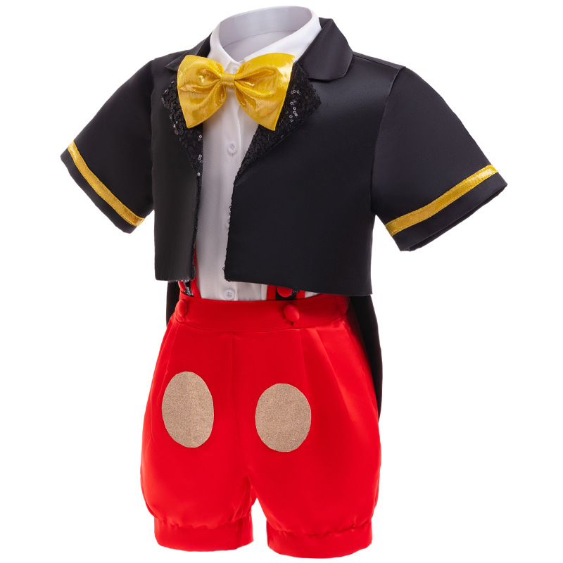 Kids Boys Cartoon Mouse Cospla - Boyshort Underwear のレビューと価格