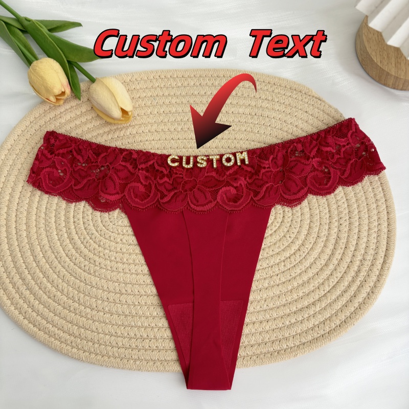 Personalized Custom Thong Name - Thong Bikini Women のレビューと価格