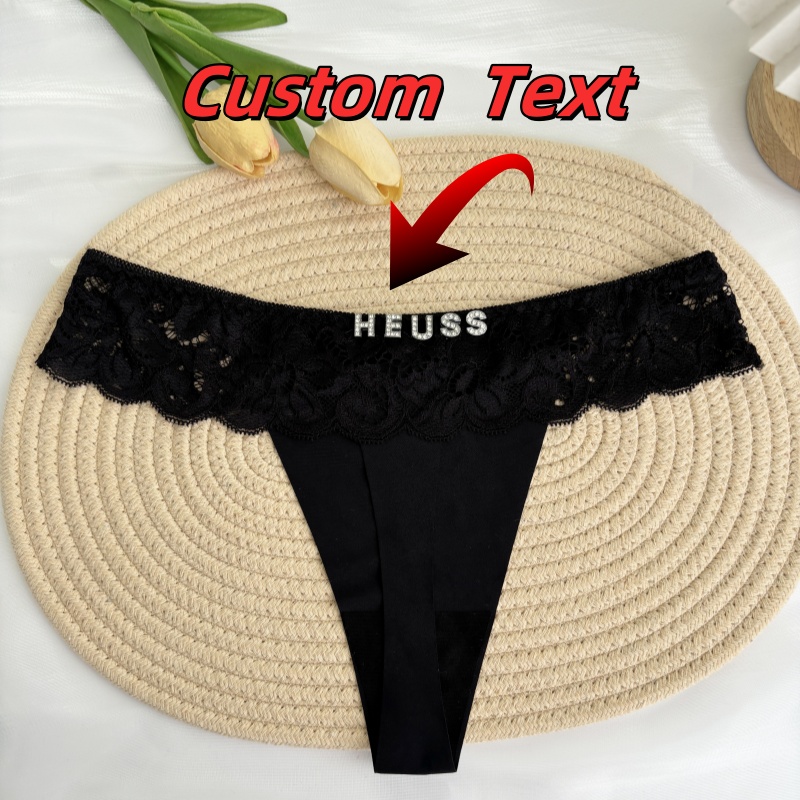 Personalized Custom Thong Name - Thong Bikini Women のレビューと価格