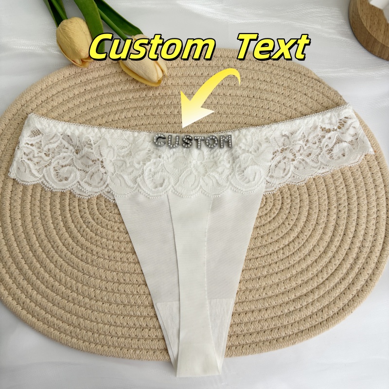 Personalized Custom Thong Name - Thong Bikini Women のレビューと価格