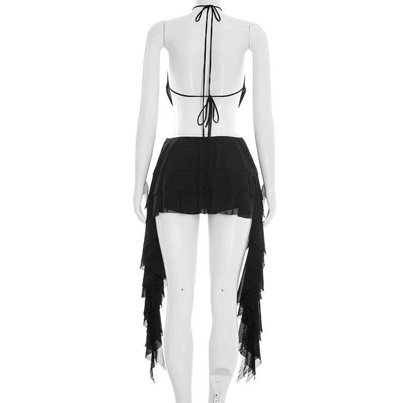 Women Sexy Solid Mesh 2 Piece  - Cami Top Lace のレビューと価格