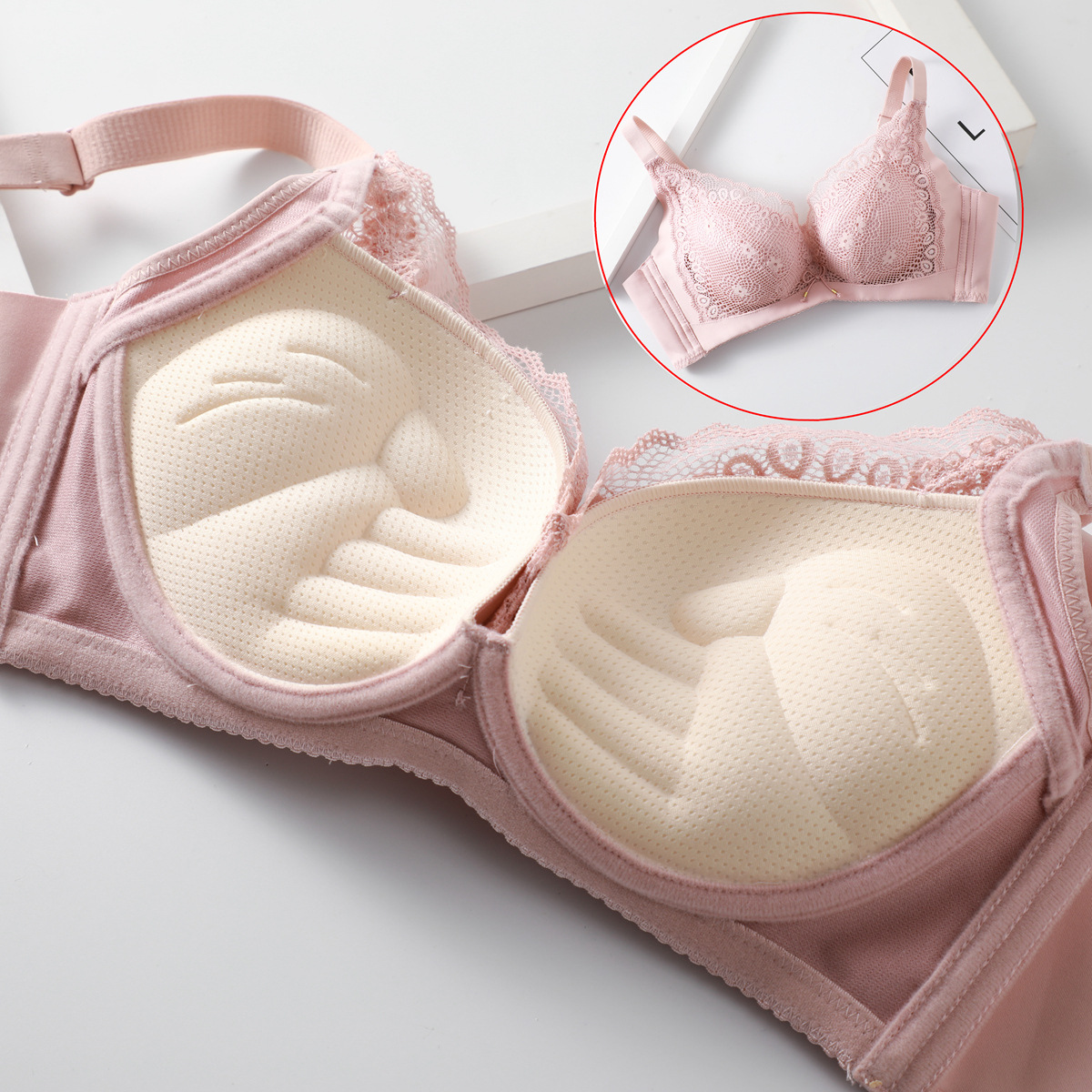 Push Up Bra for Women Sexy Flo - Bralette Wireless Soft のレビューと価格