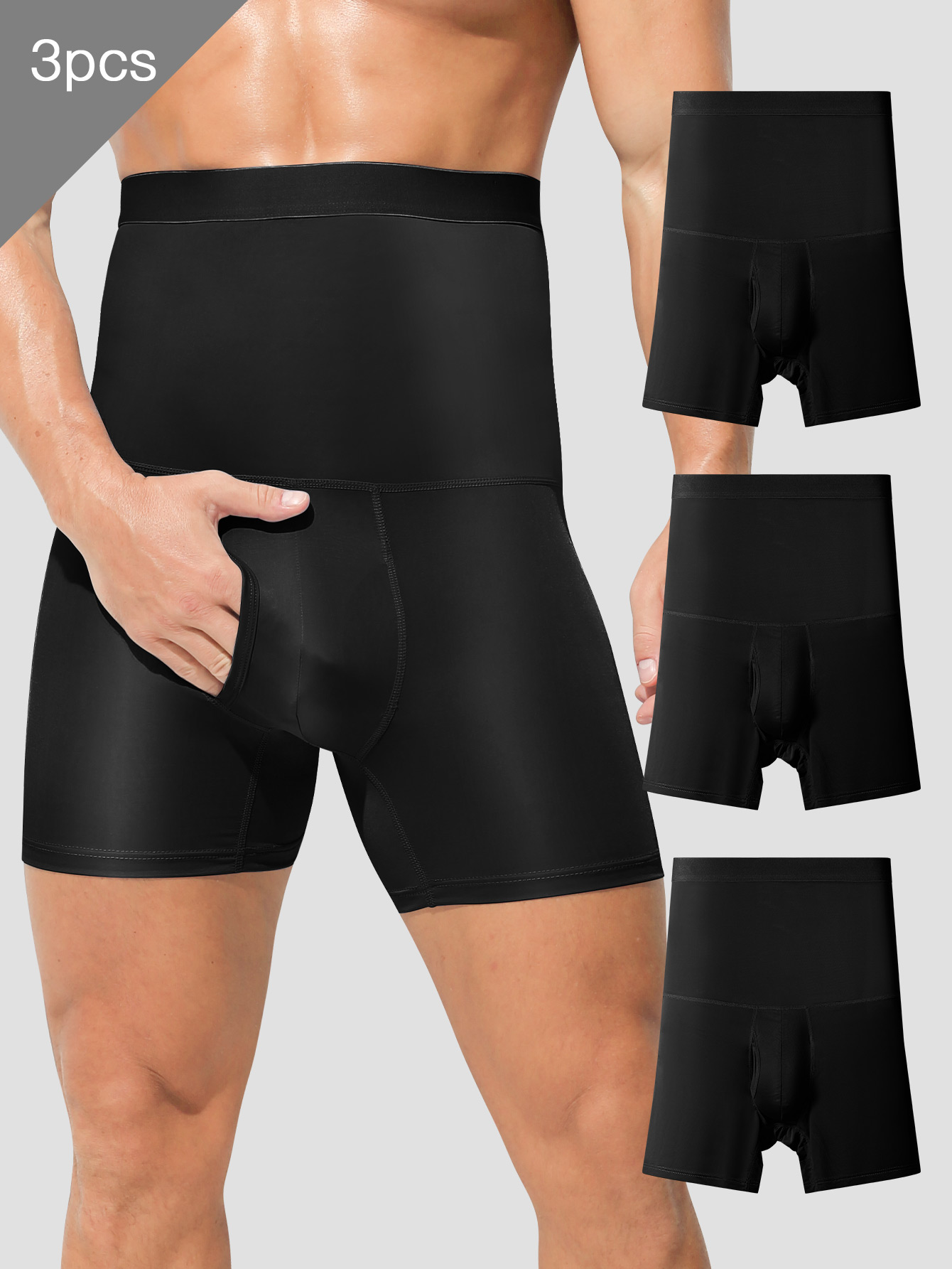 3PCS Men's sports underwear: h - Corset Waist Cinch のレビューと価格