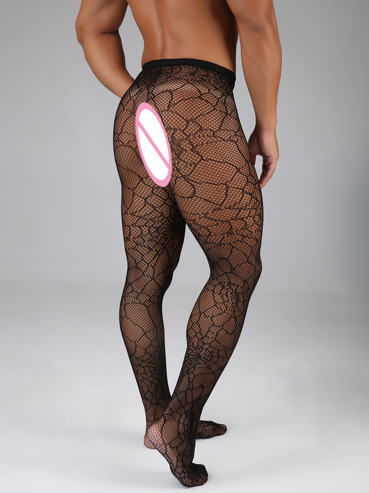Long Fishnet Sexy Men Thigh Hi - Bodystocking Fishnet のレビューと価格