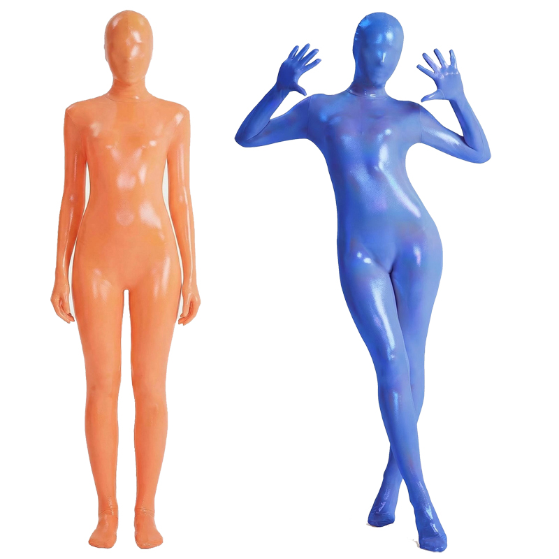 Women Shiny Gradient Zentai Bo - Shapewear Bodysuit Firm のレビューと価格
