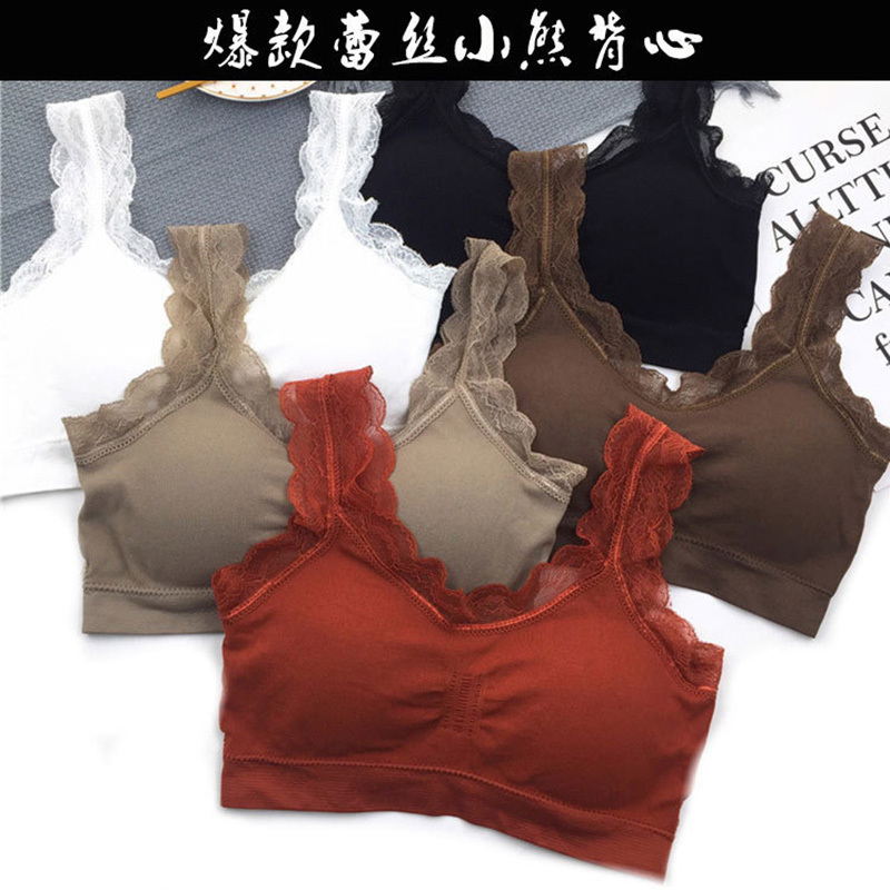 3D Sexy lace Lingerie Seamless - Strapless Bra Backless のレビューと価格