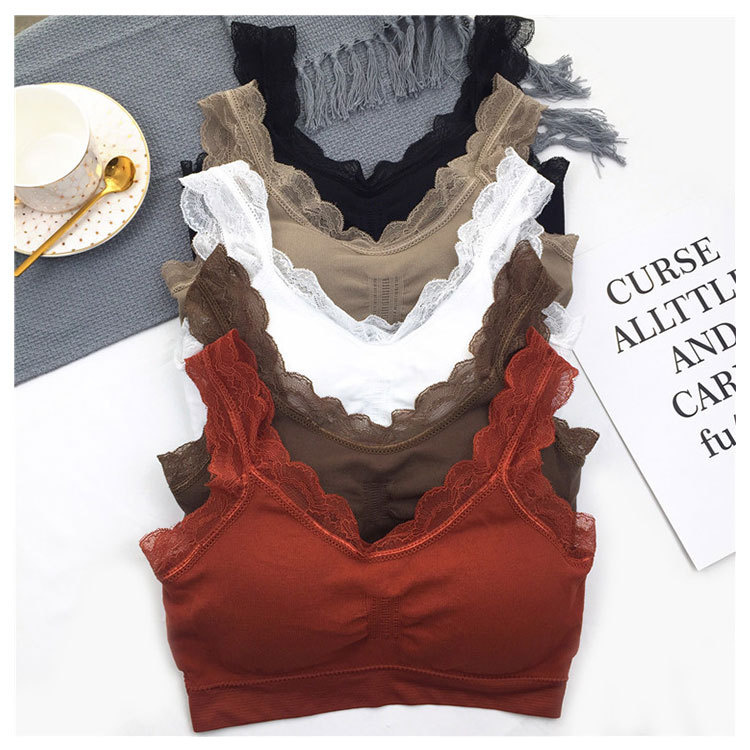 3D Sexy lace Lingerie Seamless - Strapless Bra Backless のレビューと価格