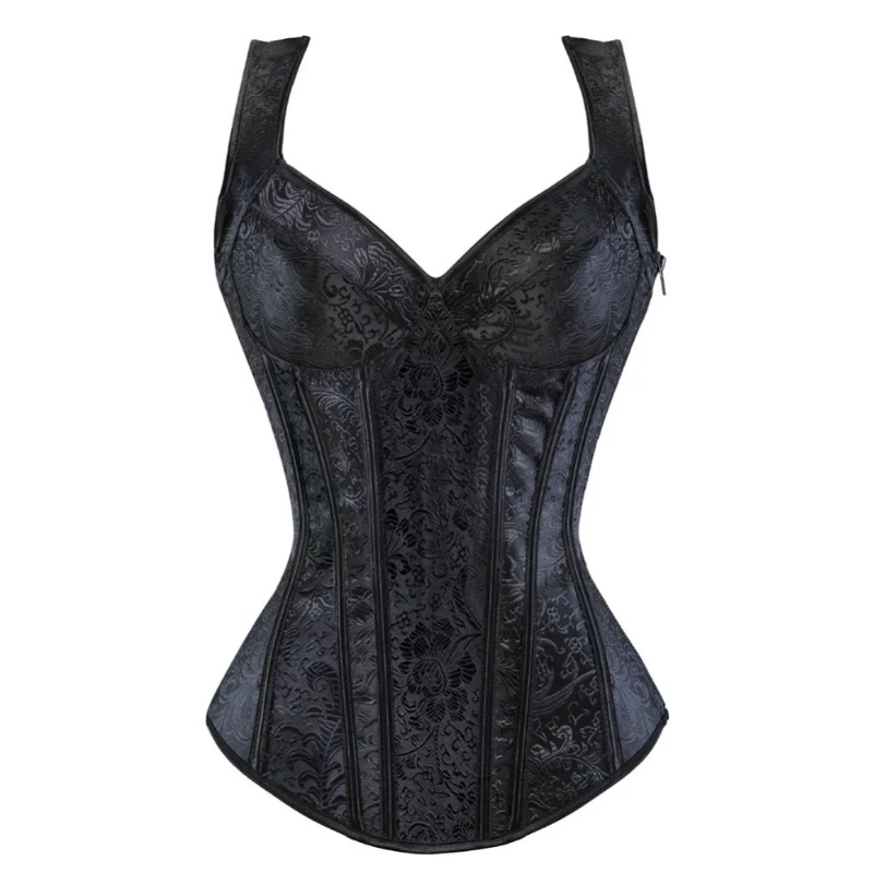 Women Floral Print Corset Top  - Shapewear Bodysuit Firm のレビューと価格