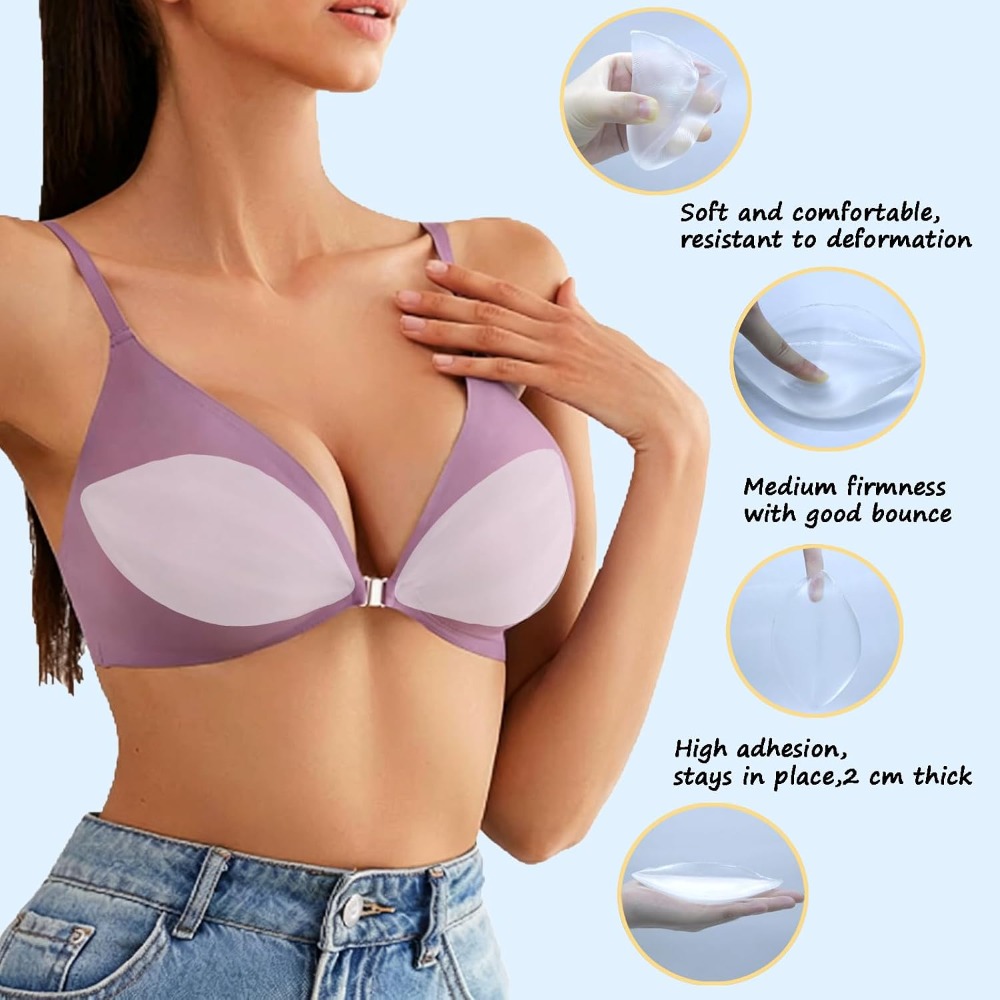 Adhesive Silicone Bra Inserts  - Silicone Bra Adhesive のレビューと価格