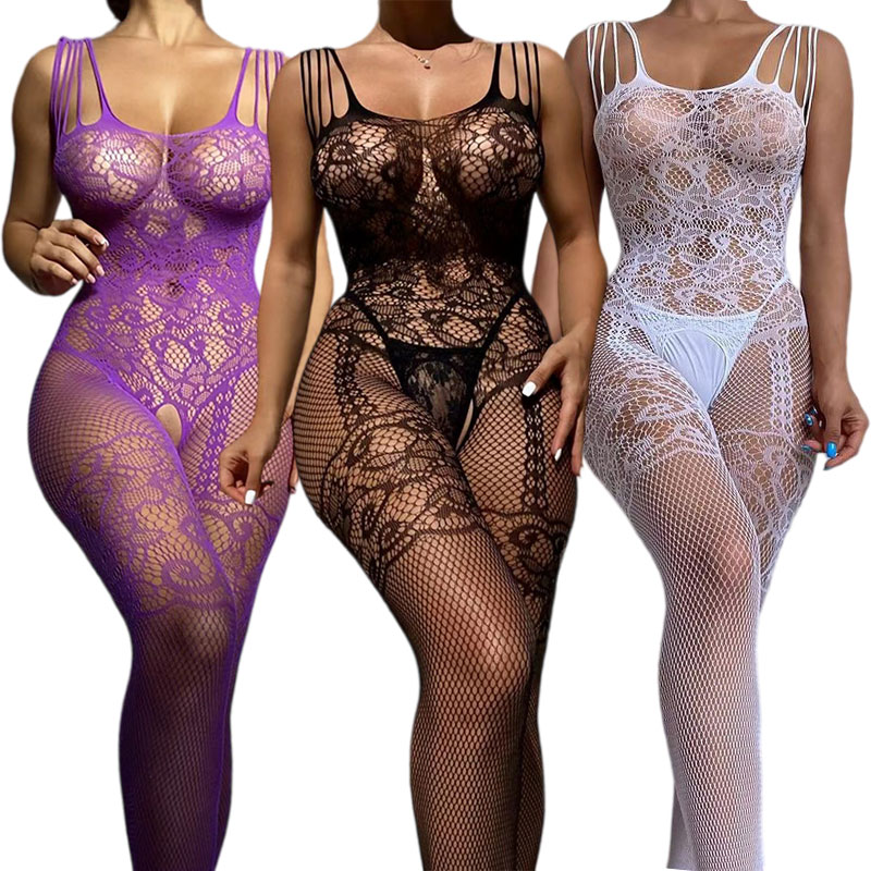 Women Fancy Sexy Lingerie Tran - Bodystocking Fishnet のレビューと価格