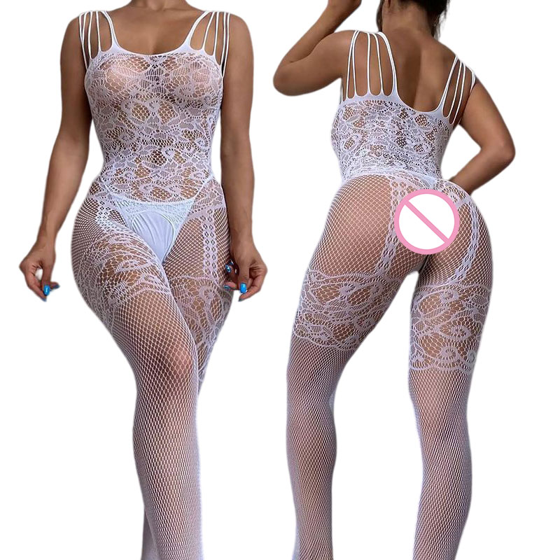 Women Fancy Sexy Lingerie Tran - Bodystocking Fishnet のレビューと価格