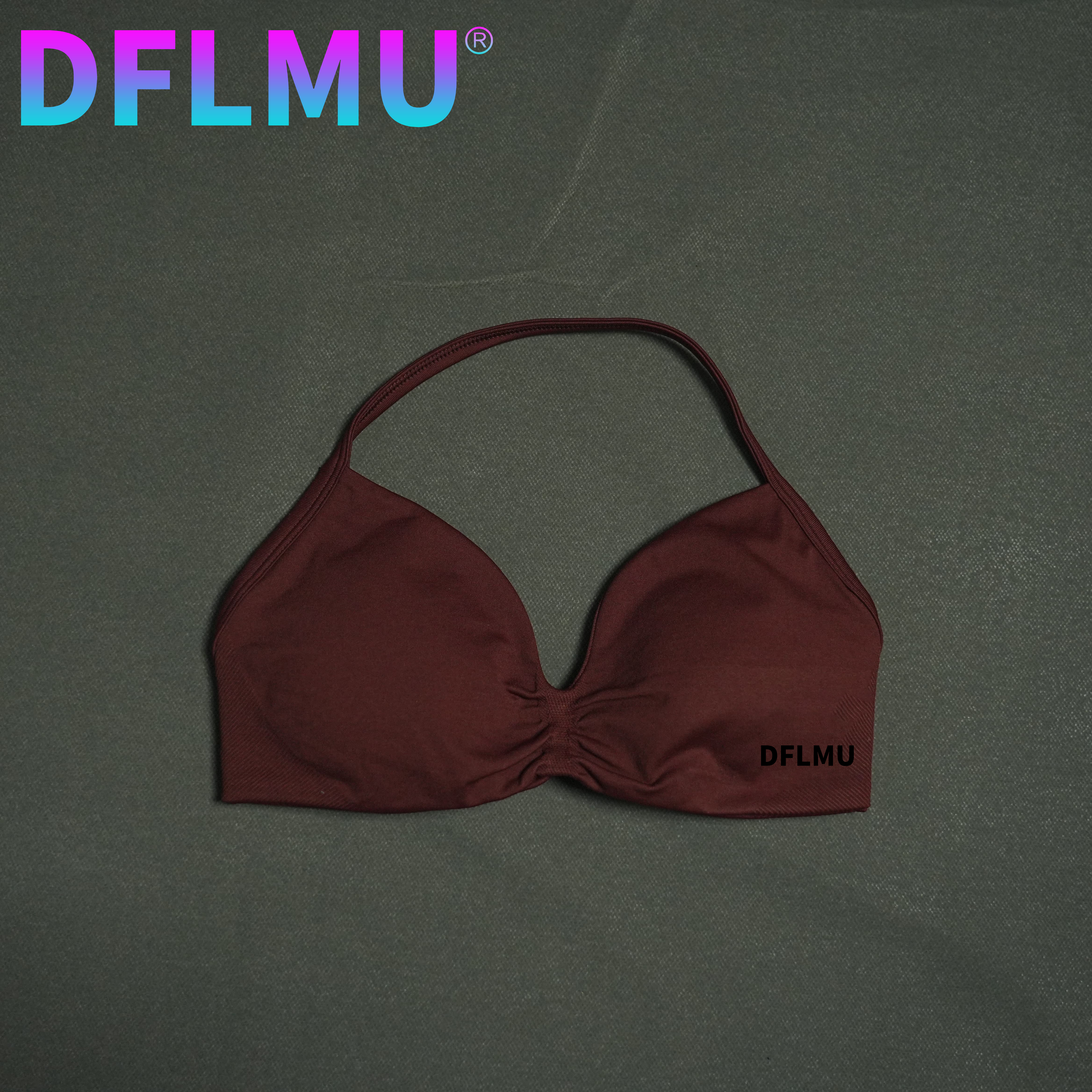 DFLMU Women Halter Sports Bra  - Push Up Bra Padded のレビューと価格