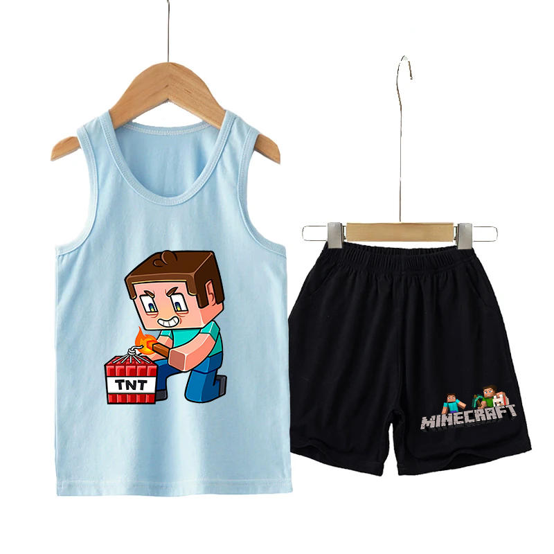 Minecrafted Children Vest+shor - Boyshort Underwear のレビューと価格