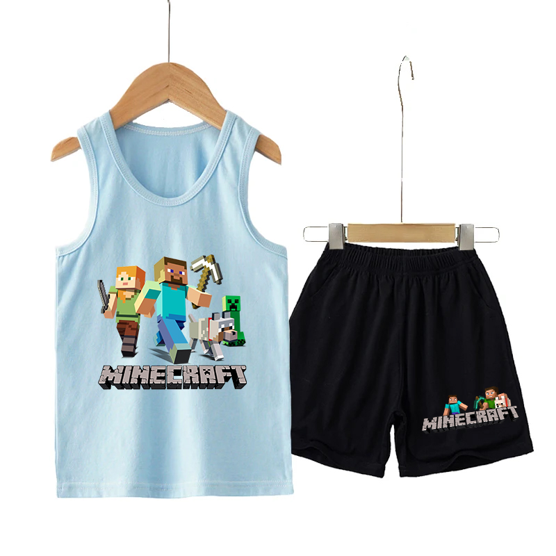 Minecrafted Children Vest+shor - Boyshort Underwear のレビューと価格