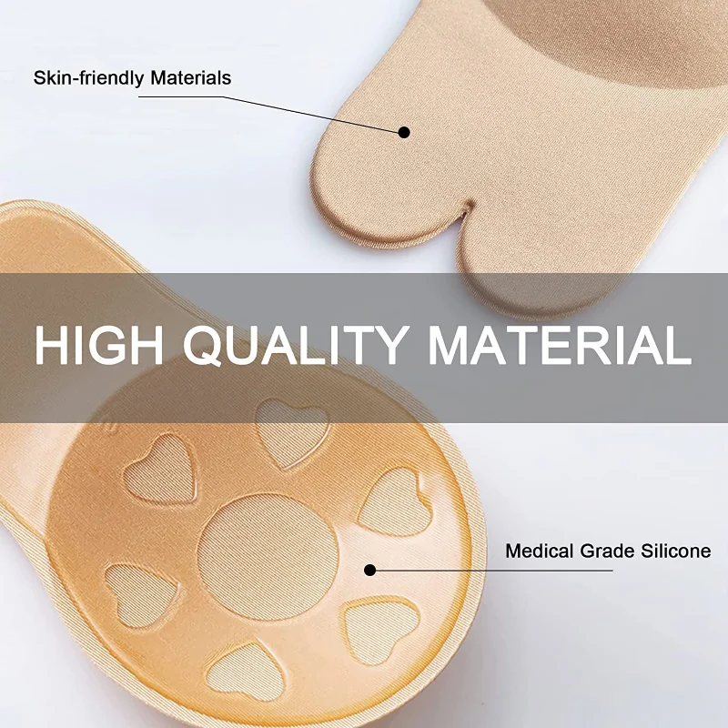 Women Push Up Bras Self Adhesi - Silicone Bra Adhesive のレビューと価格
