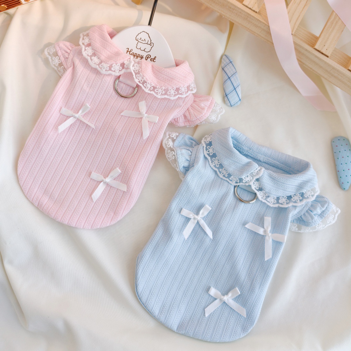 Pet Spring Lace Bow Vest Can P - Lace Teddy Lingerie のレビューと価格