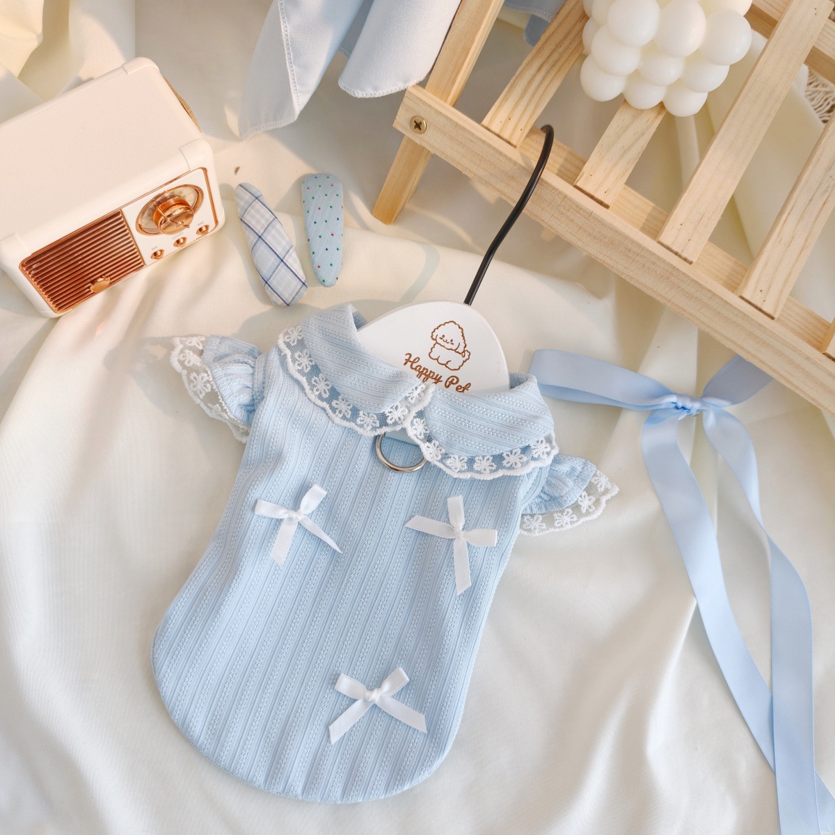 Pet Spring Lace Bow Vest Can P - Lace Teddy Lingerie のレビューと価格