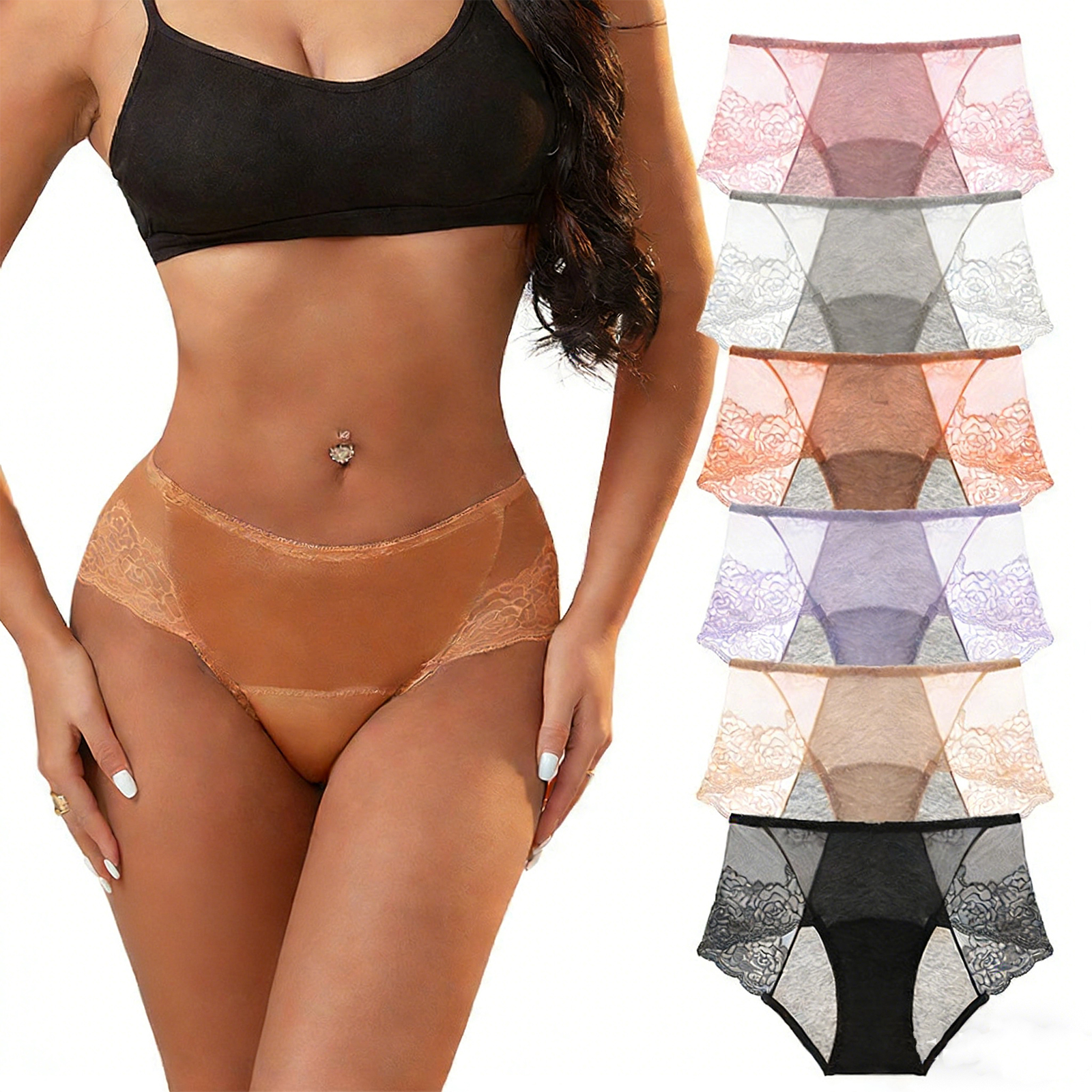 Breathable Lace Women's Period - Boyshort Underwear のレビューと価格