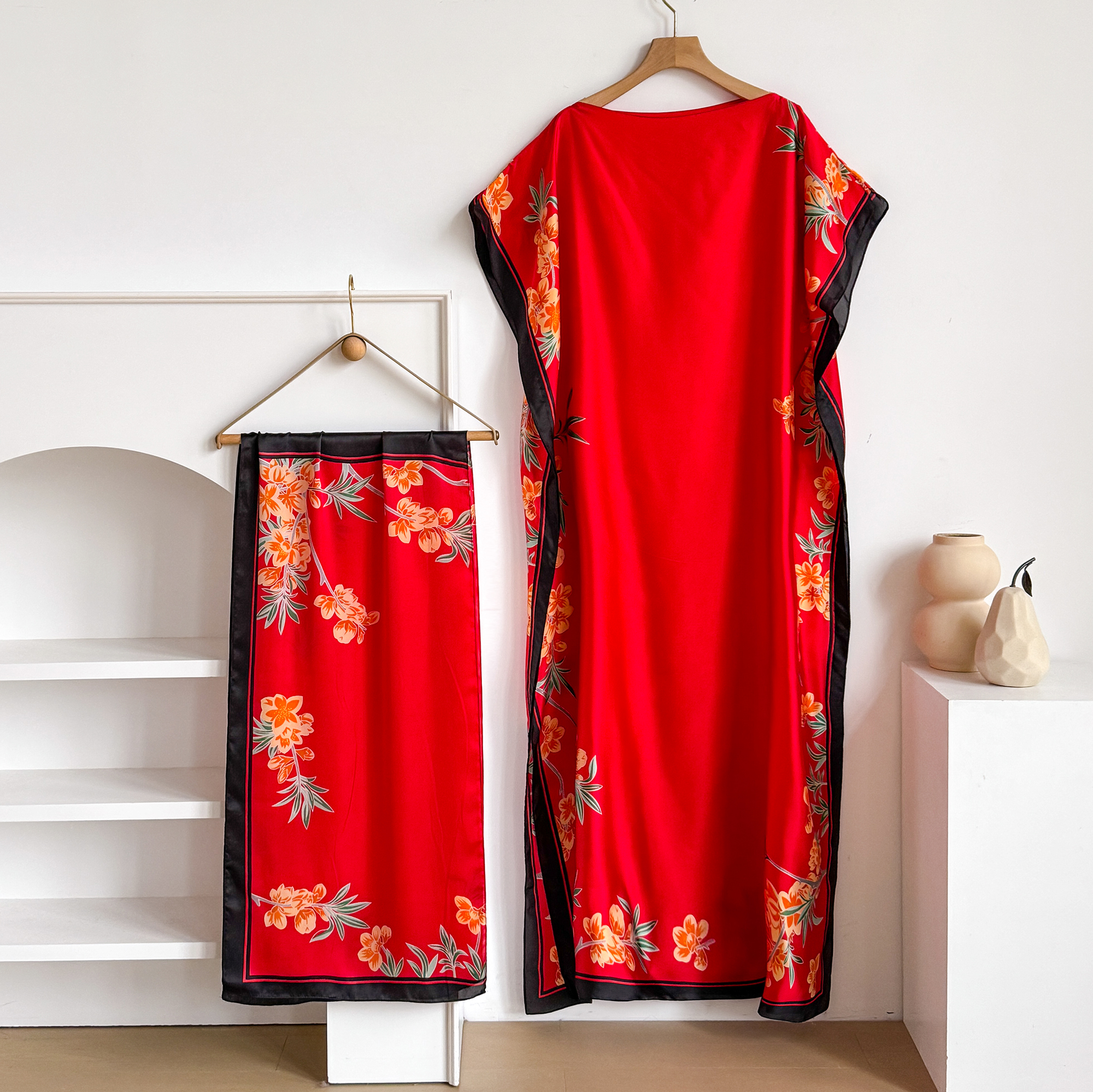 Summer Fashion Oversize Africa - Robe Silk Women のレビューと価格
