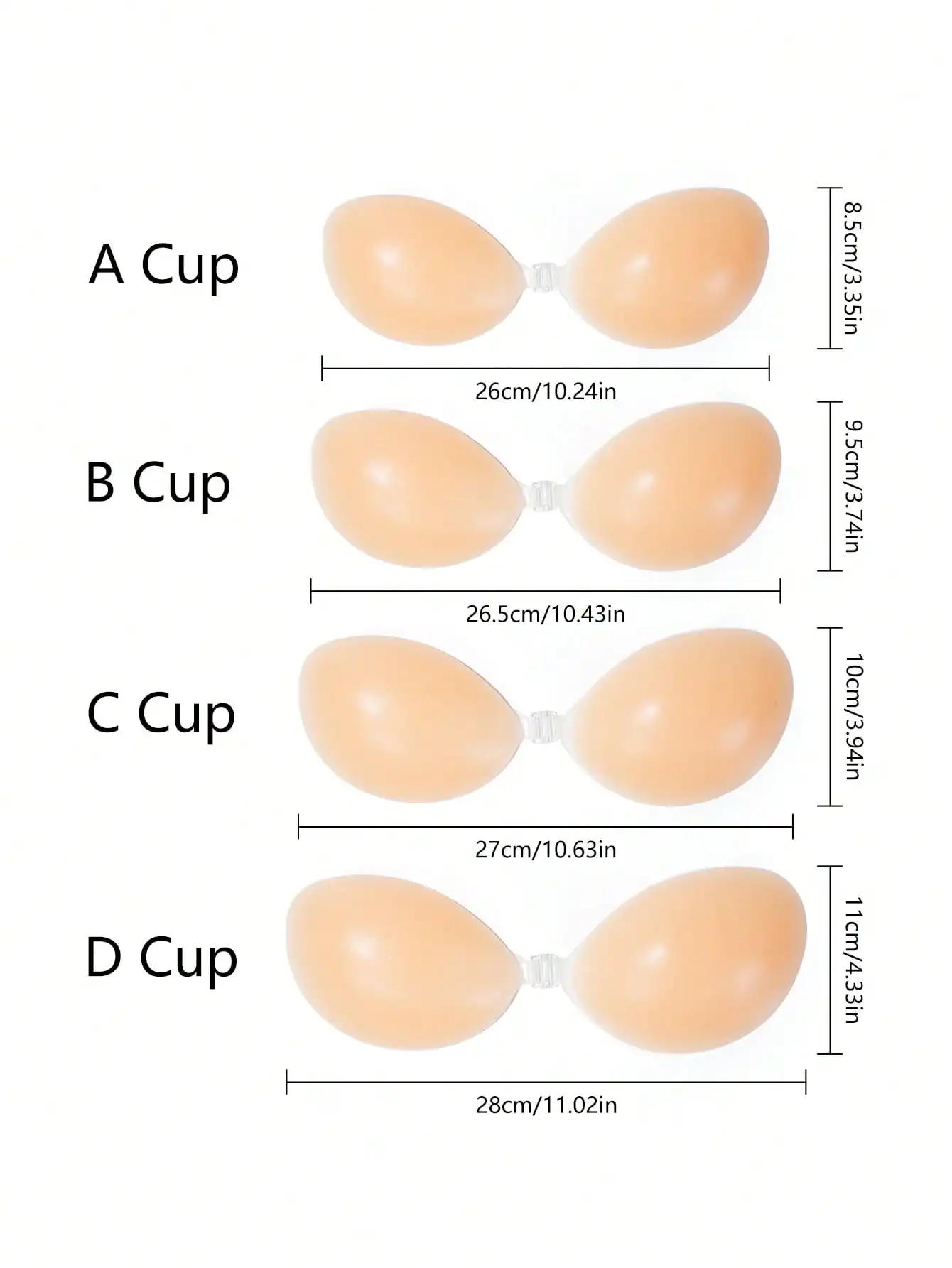 1pc Women's Silicone Sticky Br - Silicone Bra Adhesive のレビューと価格