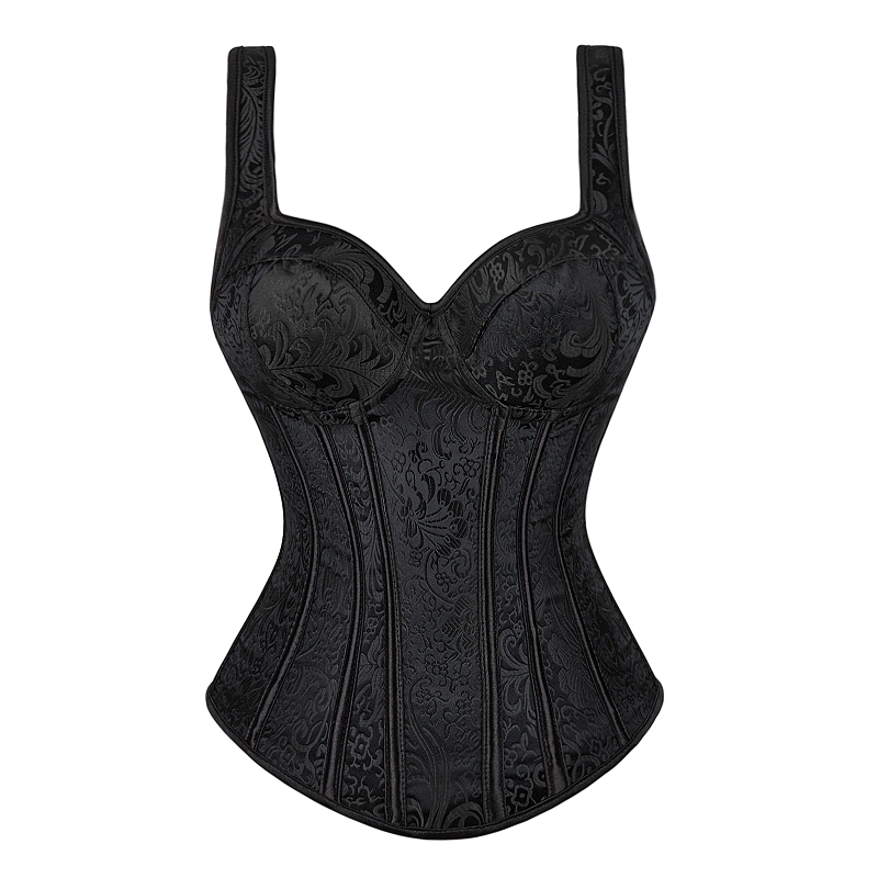Women Corset with Straps Black - Corset Waist Cinch のレビューと価格