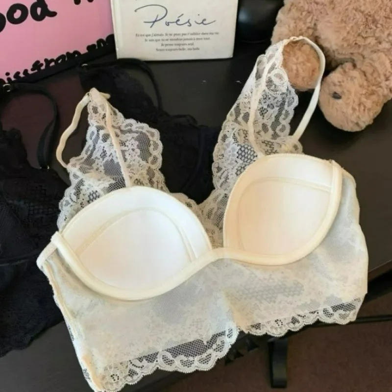 Breathable Nylon No Underwire  - Bralette Wireless Soft のレビューと価格