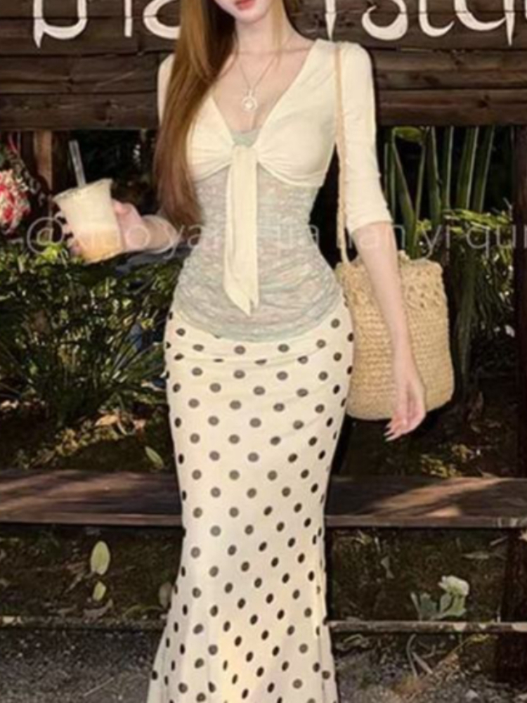 Japanese Vintage 3-piece Set W - Cami Top Lace のレビューと価格