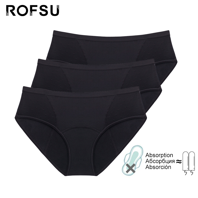 3 pcs/lot Cotton Menstrual Pan - Period Panty Absorbent のレビューと価格
