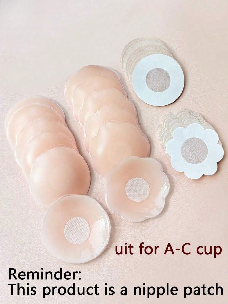 2Pcs Of Packaged Breast Sticke - Silicone Bra Adhesive のレビューと価格