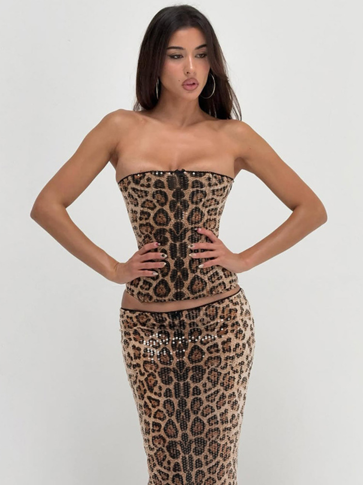 Mozision Sparkle Leopard Print - Strapless Bra Backless のレビューと価格