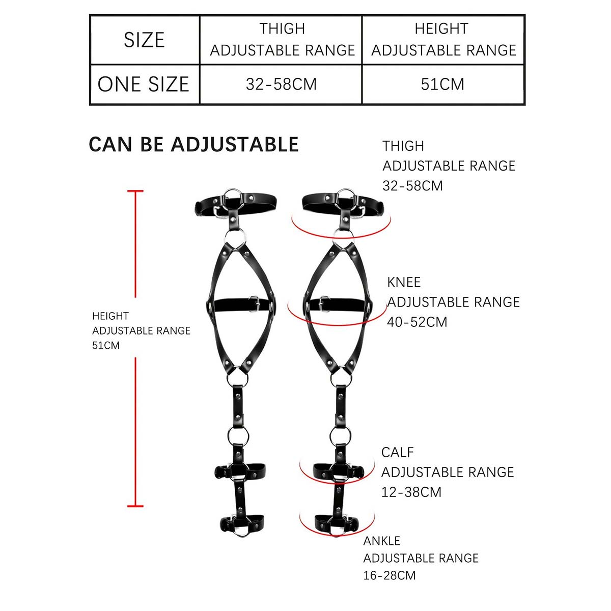 Sexy BDSM Thigh Garter Leather - Garter Belt Set のレビューと価格
