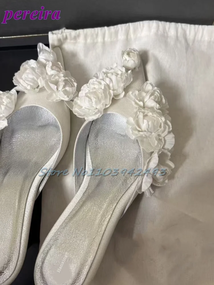 Multi Flower Wedding Sandals S - Slip Dress Satin のレビューと価格