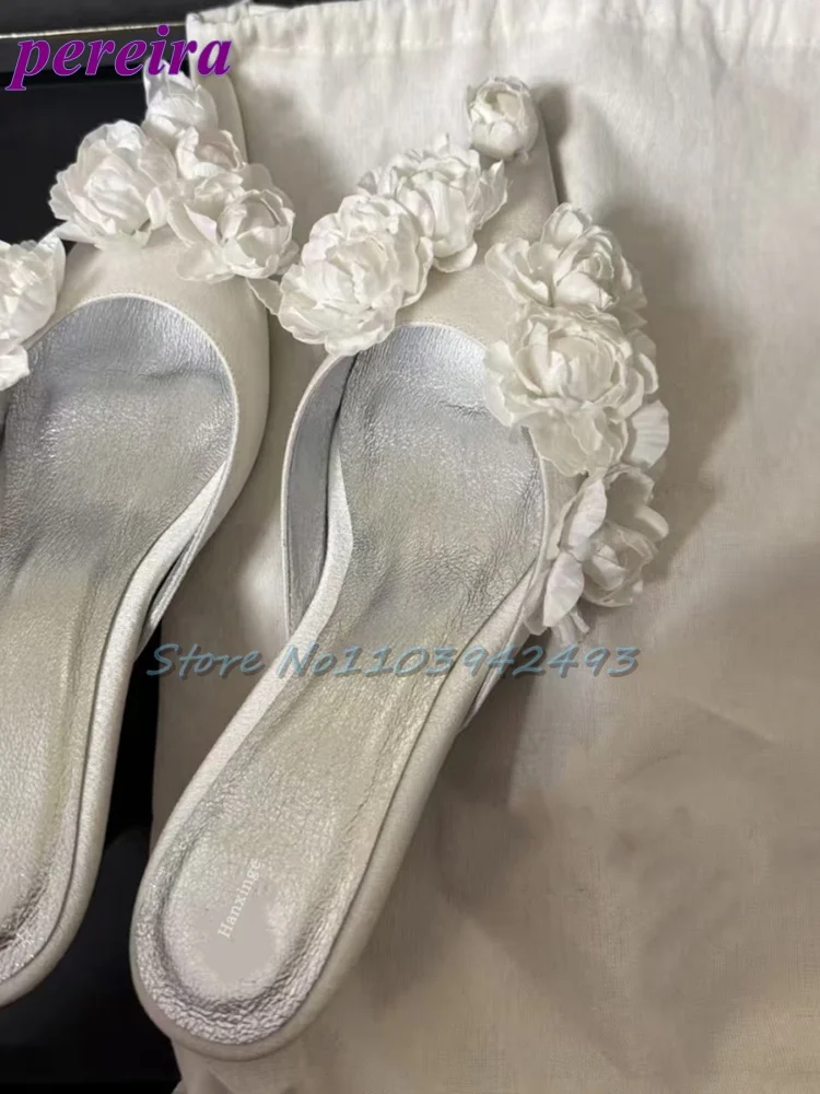 Multi Flower Wedding Sandals S - Slip Dress Satin のレビューと価格