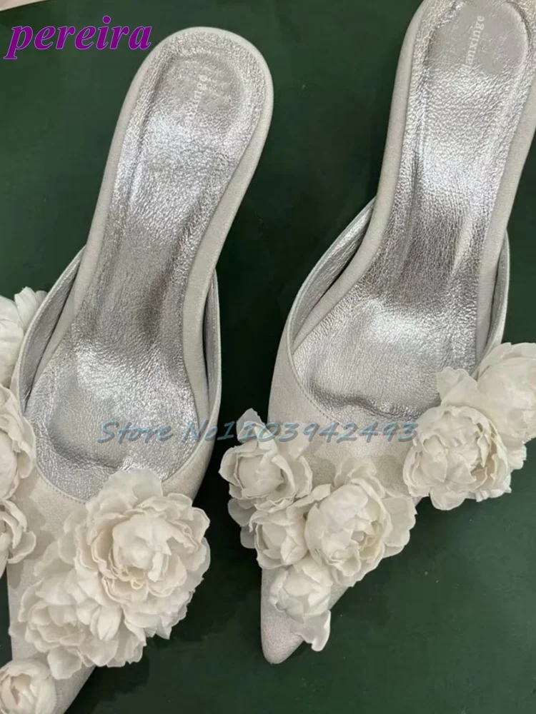 Multi Flower Wedding Sandals S - Slip Dress Satin のレビューと価格