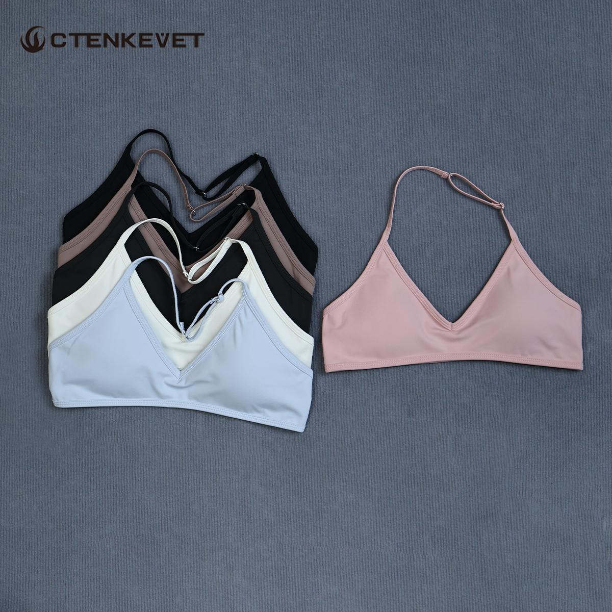 Women's Summer Halter Neck Pad - Sports Bra High Impact のレビューと価格