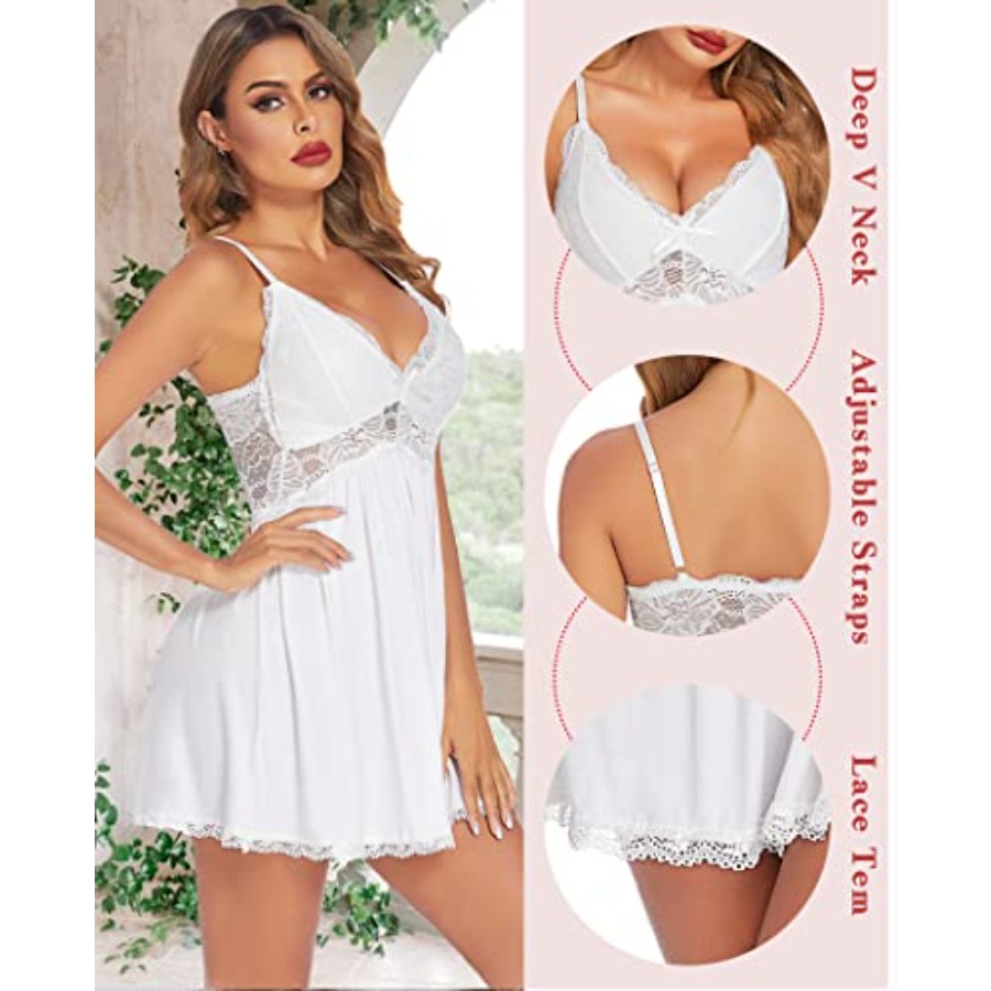 Avidlove Women Chemise Night G - Babydoll Chemise Night のレビューと価格