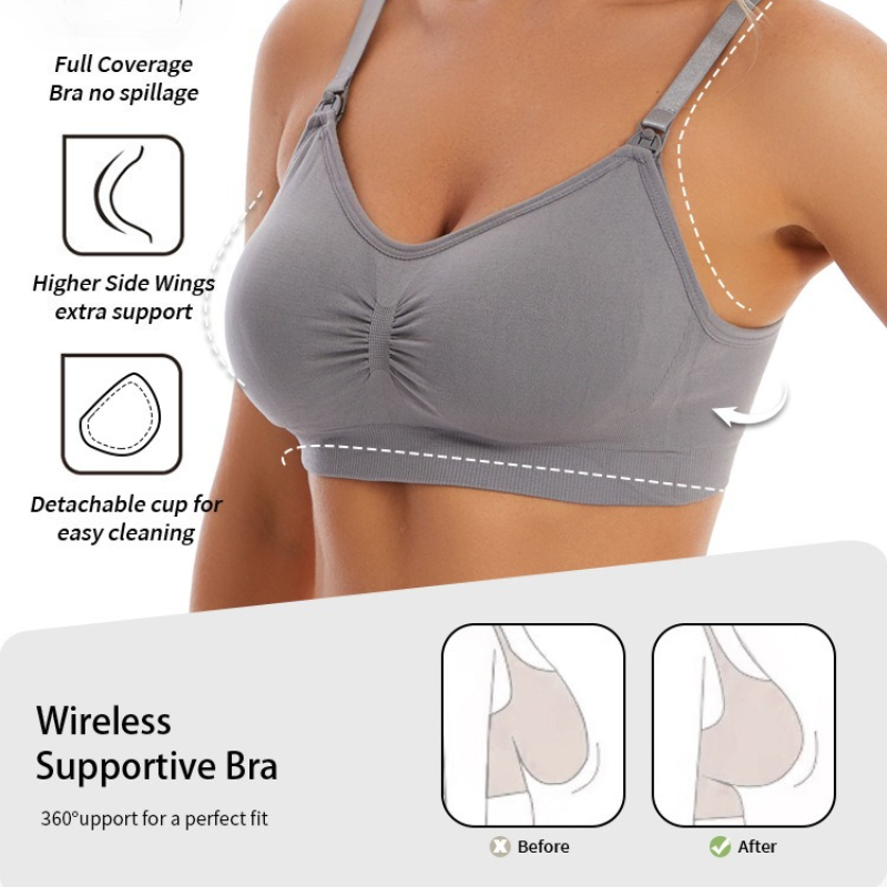 Wirefree Nursing Clothing Cott - Nursing Bra Sleep のレビューと価格