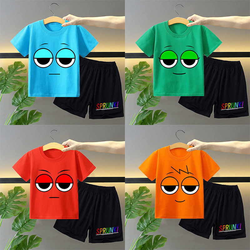 Sprunki 2pcs T-shirt and Short - Boyshort Underwear のレビューと価格