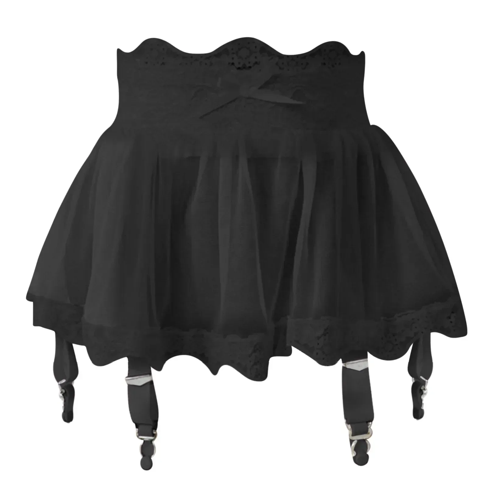 Women High Waist Lace Bandage  - Garter Belt Set のレビューと価格